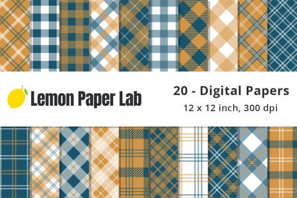 Download Teal and Gold Plaid Papers - Plaid papers Collection