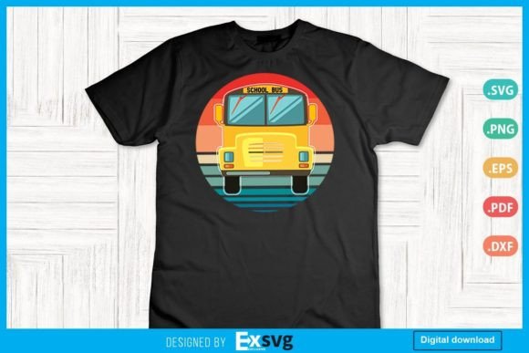 Download Funny Retro School Bus Gift for Driver - Funny Collection
