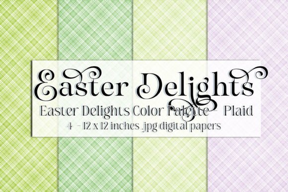 Download Easter Delights, Spring Plaid Papers 8 - Plaid papers Collection