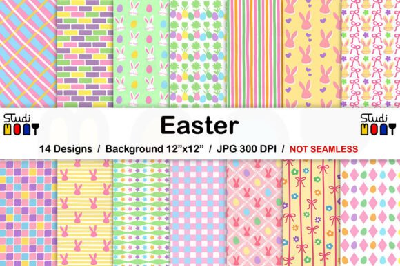 Download Easter Patterns Paper Background Pack - Background pack Collection