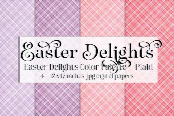Download Easter Delights, Spring Plaid Papers 9 - Plaid papers Collection